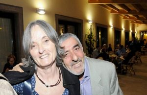 Tonino Longo e la moglie Carla Brizi