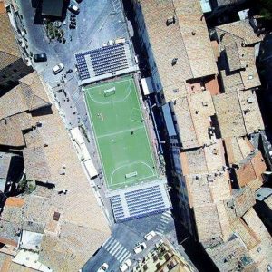 Torneo Andrea Mascarucci - Lo stadio in piazza per la finalissima