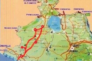 Ischia di Castro - Il percorso della “Festa del motociclista”