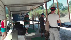 La gara di tiro a segno allo Shooting club di Vasanello