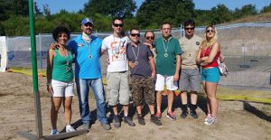 La gara di tiro a segno allo Shooting club di Vasanello