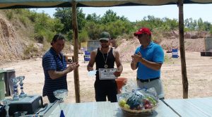 La gara di tiro a segno allo Shooting club di Vasanello