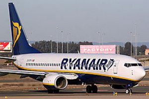 Un aereo della Ryanair