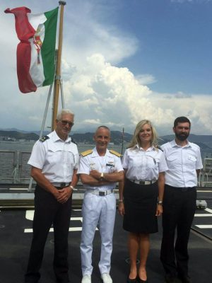 La cerimonia a La Spezia