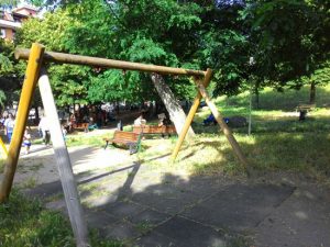 Il giardino di via Carlo Cattaneo 