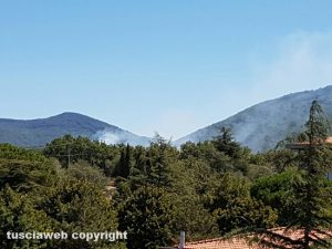 Incendio sulla Palanzana