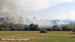 Civitella Cesi - Incendio