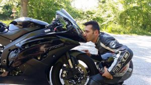 Paolo Gasparri e la sua Yamaha R6