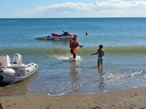 Il recupero del presidio acquatico dei vigili del fuoco a Pescia Romana