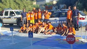 Viterbo - Polizia al Grest per la sicurezza stradale