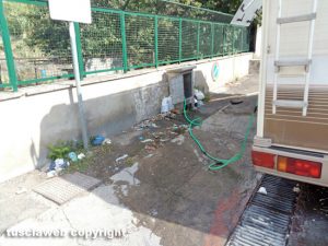 Viterbo - Piazzale Romiti - Area camper nel degrado