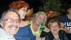 Lorenzo Tilocca e gli ex compagni di classe