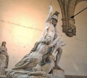 Firenze - Il Ratto di Polissena del viterbese Pio Fedi