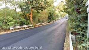 Viterbo - Guardrail mancante sulla Cassia al km 72 