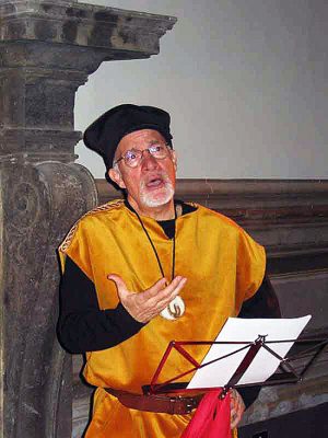 Gianni Abbate in "A tavola con Boccaccio"