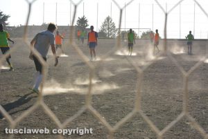 La partita di calcio a Tre Croci