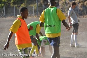 La partita di calcio a Tre Croci