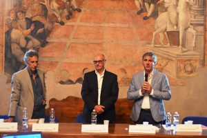 Tarquinia - Da sinistra: Mencarelli, Mazzola e Celli