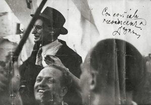 Alcide De Gasperi - Una foto autografata dallo statista tratta dall’archivio della D.C. di Viterbo