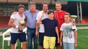 Acquapendente - I finalisti del Torneo nazionale open di tennis