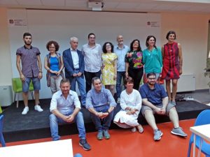 I partecipanti al digital Craft con Melaragni, Brutti, Curti e lo staff di Bic Lazio
