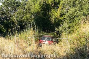Viterbo - L'auto di Liliana Chiovelli ritrovata in mattinata