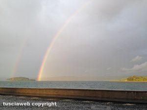 Marta - Doppio arcobaleno sull'isola Martana