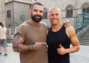 Andrea Agostini con Alessio Sakara