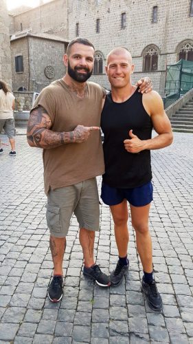 Andrea Agostini con Alessio Sakara