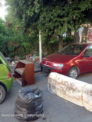 Viterbo - Discarica in via Treviso