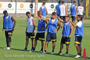 Sport - Calcio - Viterbese - L'allenamento del pomeriggio al Rocchi