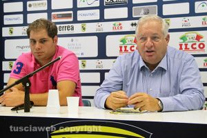 Sport - Calcio - Viterbese - Il patron Piero Camilli con suo figlio Luciano