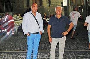 Viterbo - Cene in piazza - Sandro Rossi e Massimo Mecarini