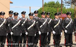 Eccidio di Ponte di Cetti - Carabinieri schierati 