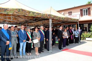 Eccidio di Ponte di Cetti - I rappresentanti delle istituzioni alla commemorazione