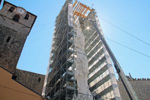 Viterbo - Completata la Macchina di santa Rosa - Posizionata la statua