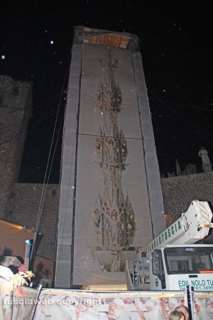 Viterbo - Santa Rosa - Gloria - Prova luci sotto la pioggia