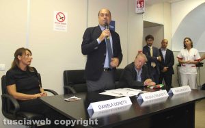 Soriano nel Cimino - Inaugurazione casa della salute - Donetti, ZIngaretti e Menicacci