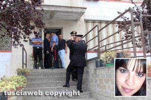 Viterbo - Donna trovata morta in casa - Nel riquadro Deborah Laezza