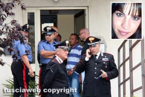 Viterbo - Donna trovata morta in casa - Nel riquadro Deborah Laezza