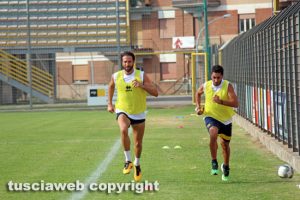 Viterbese - Sport - Calcio - A sinistra Ferdinando Sforzini