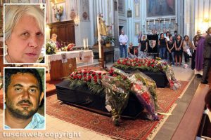 Carbognano - I funerali di Anna Maria Masciolini e Luca Grondona