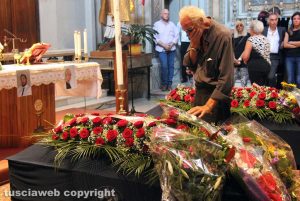 Carbognano - I funerali di Anna Maria Masciolini e Luca Grondona