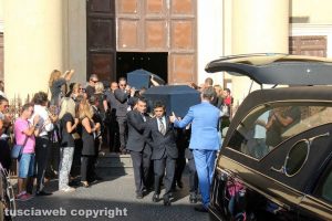 Carbognano - I funerali di Anna Maria Masciolini e Luca Grondona