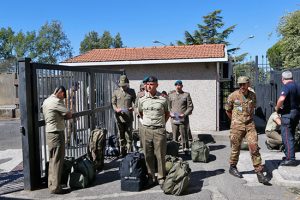 Esercito - L'afflusso degli aspiranti allievi