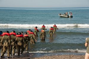 Esercitazione in mare