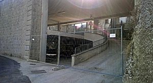 Vitorchiano - Il parcheggio multipiano non ancora terminato