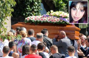 Viterbo - I funerali di Deborah Laezza