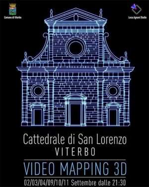 Viterbo - Il video mapping del duomo