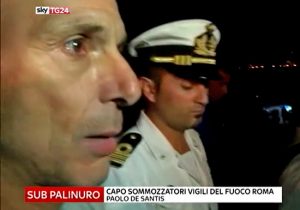 Palinuro - Le ricerche - Servizio di Sky